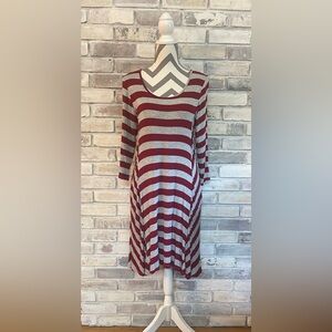 Jules & James Striped Midi Dress (Med)
